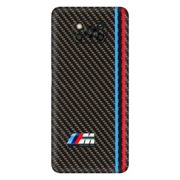 POCO Phone Skins (All Models) - BM Carbon Fiber Feels - 3D Embossed Finish (L-38) Poco X3 PRO