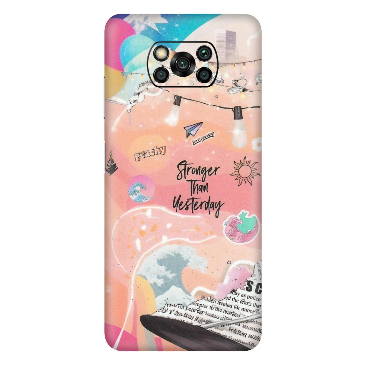 POCO Phone Skins (All Models) - Stronger Then Yesterday - Matte Finish (M-128) Poco X3 PRO