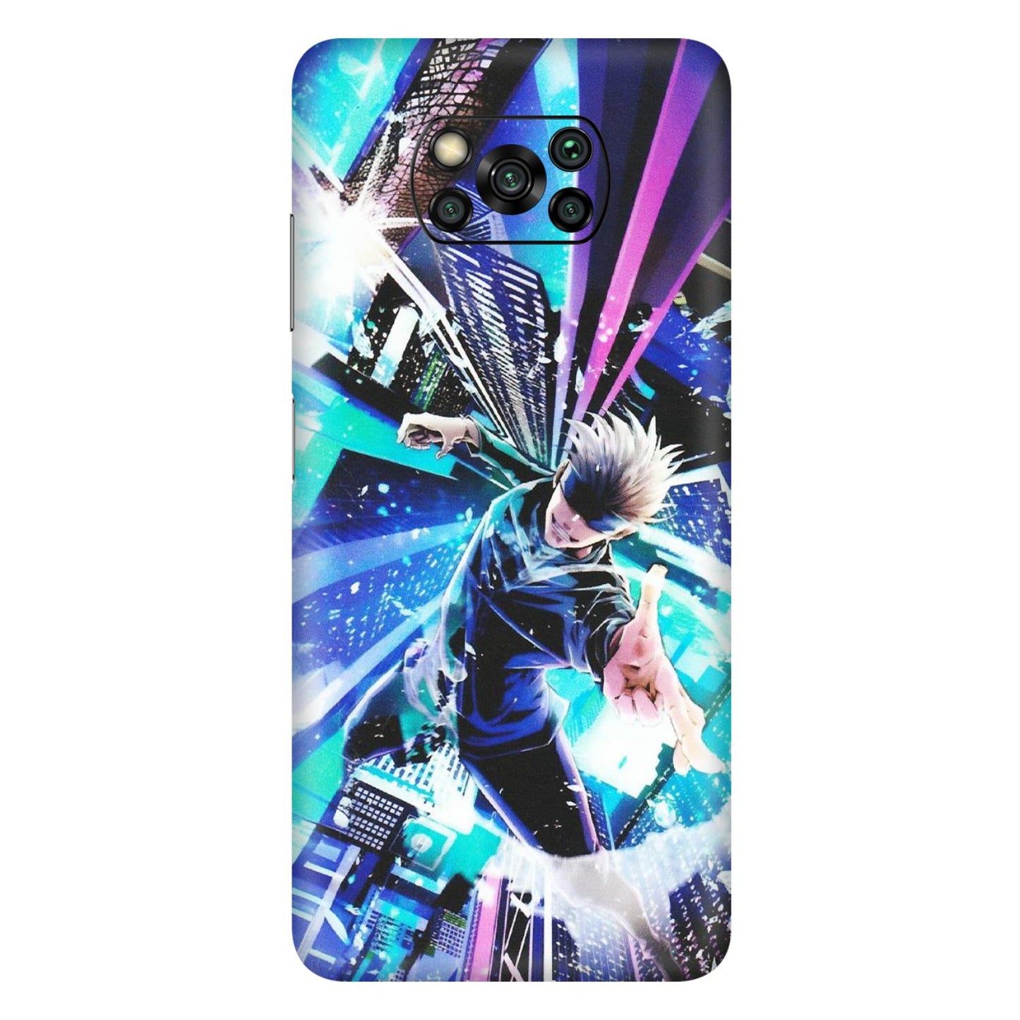 POCO Phone Skins (All Models) - Manga Action Jujustu Kaisen Anime - Matte Finish (M-155) Poco X3 PRO