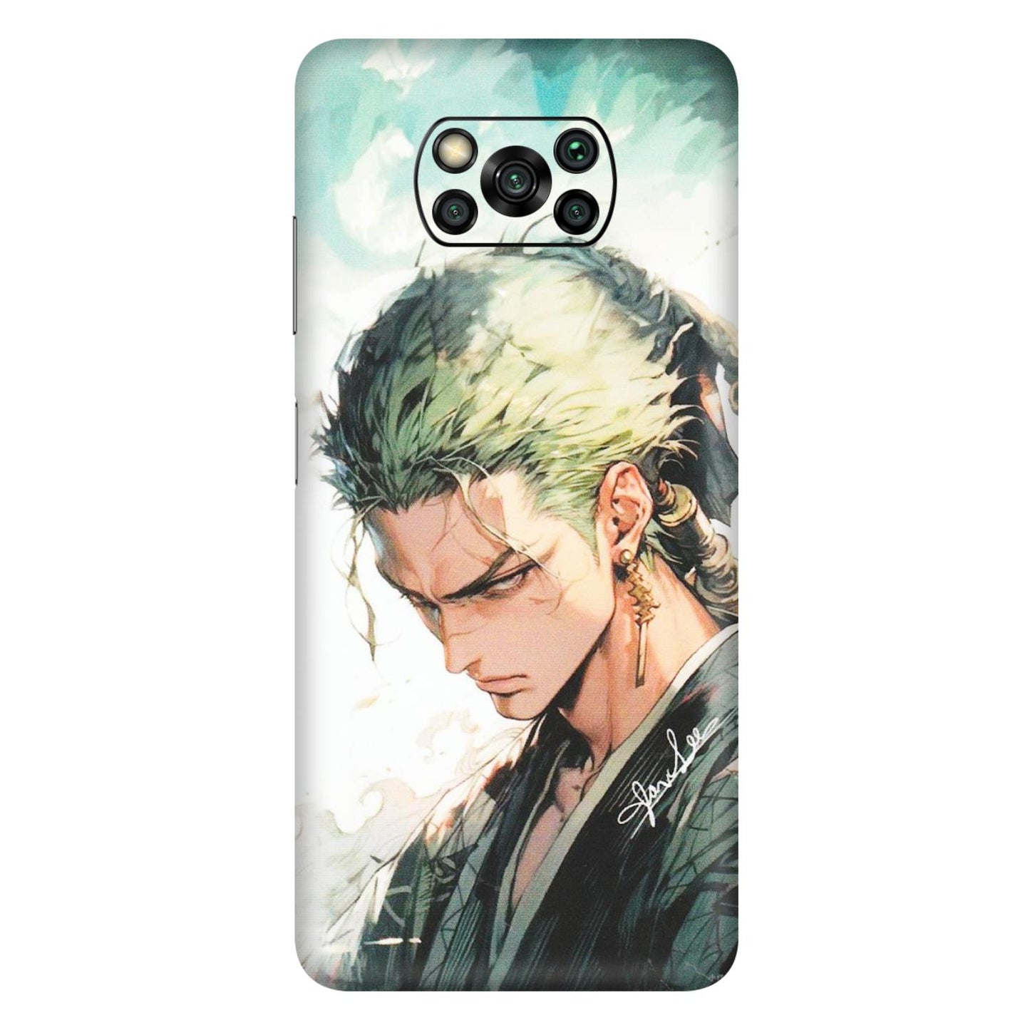 POCO Phone Skins (All Models) - Pirate Hunter One Piece Anime - Matte Finish (M-157) Poco X3 PRO