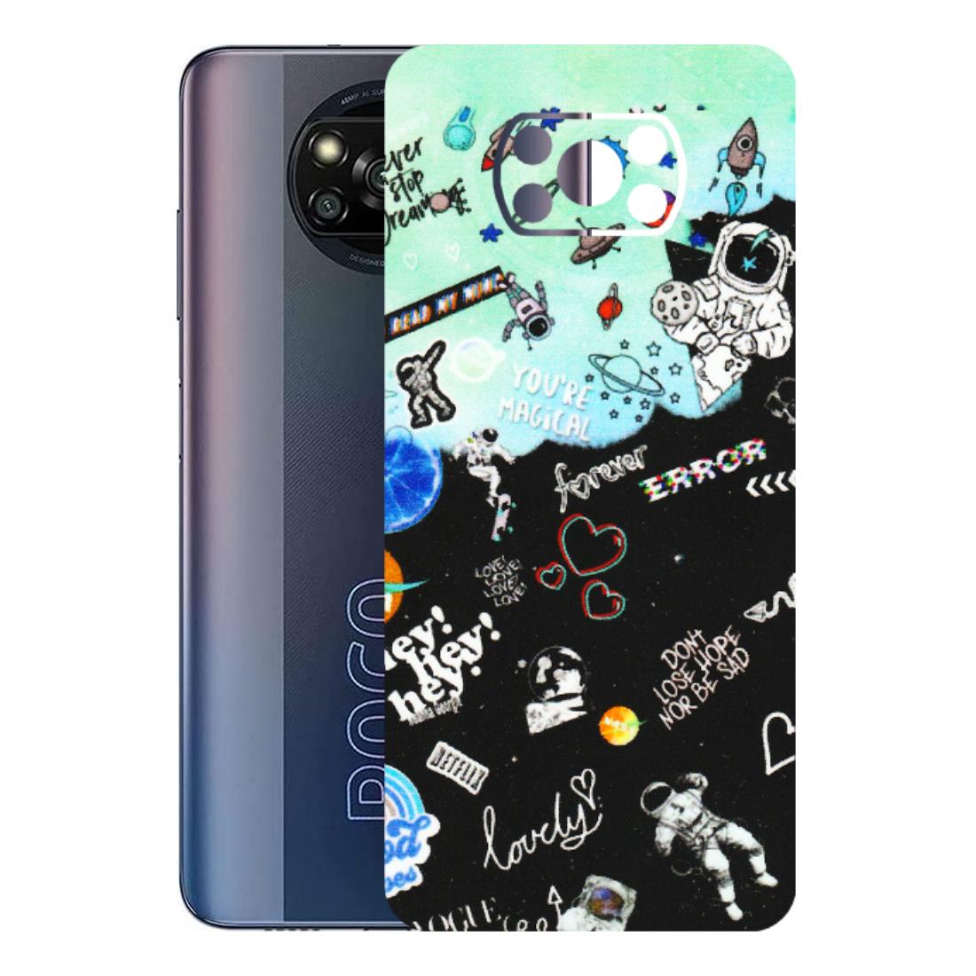POCO Phone Skins (All Models) - Living In A Space Dream - Matte Finish (M-46) Poco X3 PRO