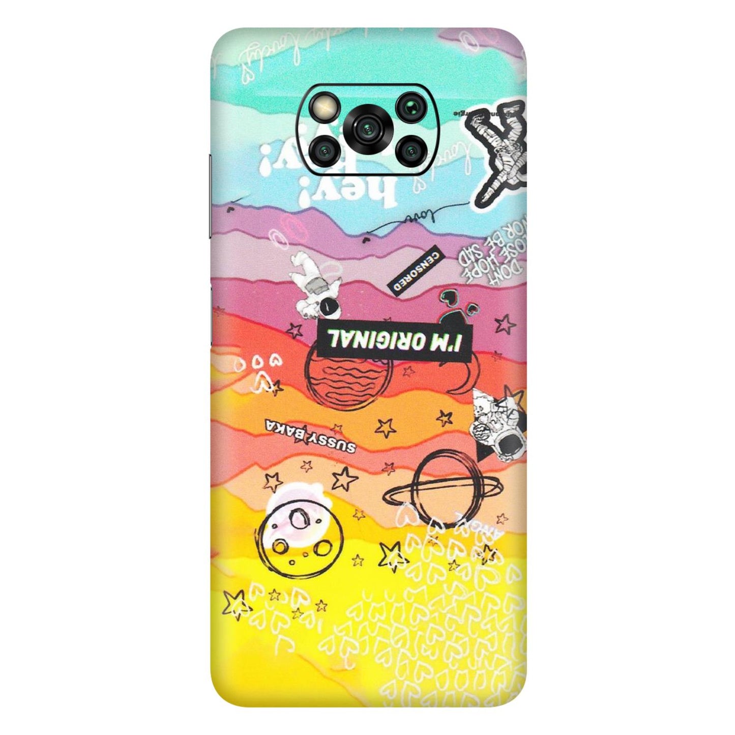 POCO Phone Skins (All Models) - The Original Astronaut - Matte Finish (M-79) Poco X3 PRO