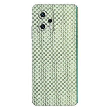 POCO Phone Skins (All Models) - Gucci Fabric Pattern - 3D Embossed Finish (L-73) Poco X4 GT (5G)