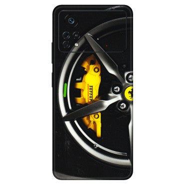 POCO Phone Skins (All Models) - Ferrari Wheel Alloy - 3D Embossed Finish (L-173) Poco X4 PRO (5G)
