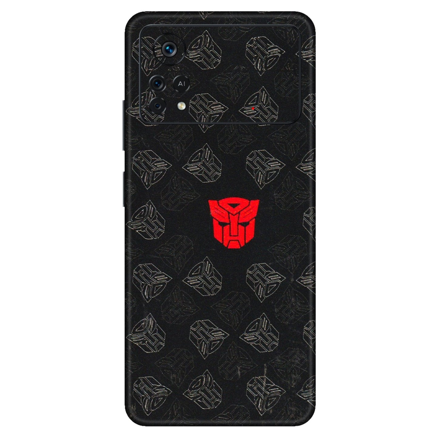 POCO Phone Skins (All Models) - Transformers Devastation - 3D Embossed Finish (L-301) Poco X4 PRO (5G)