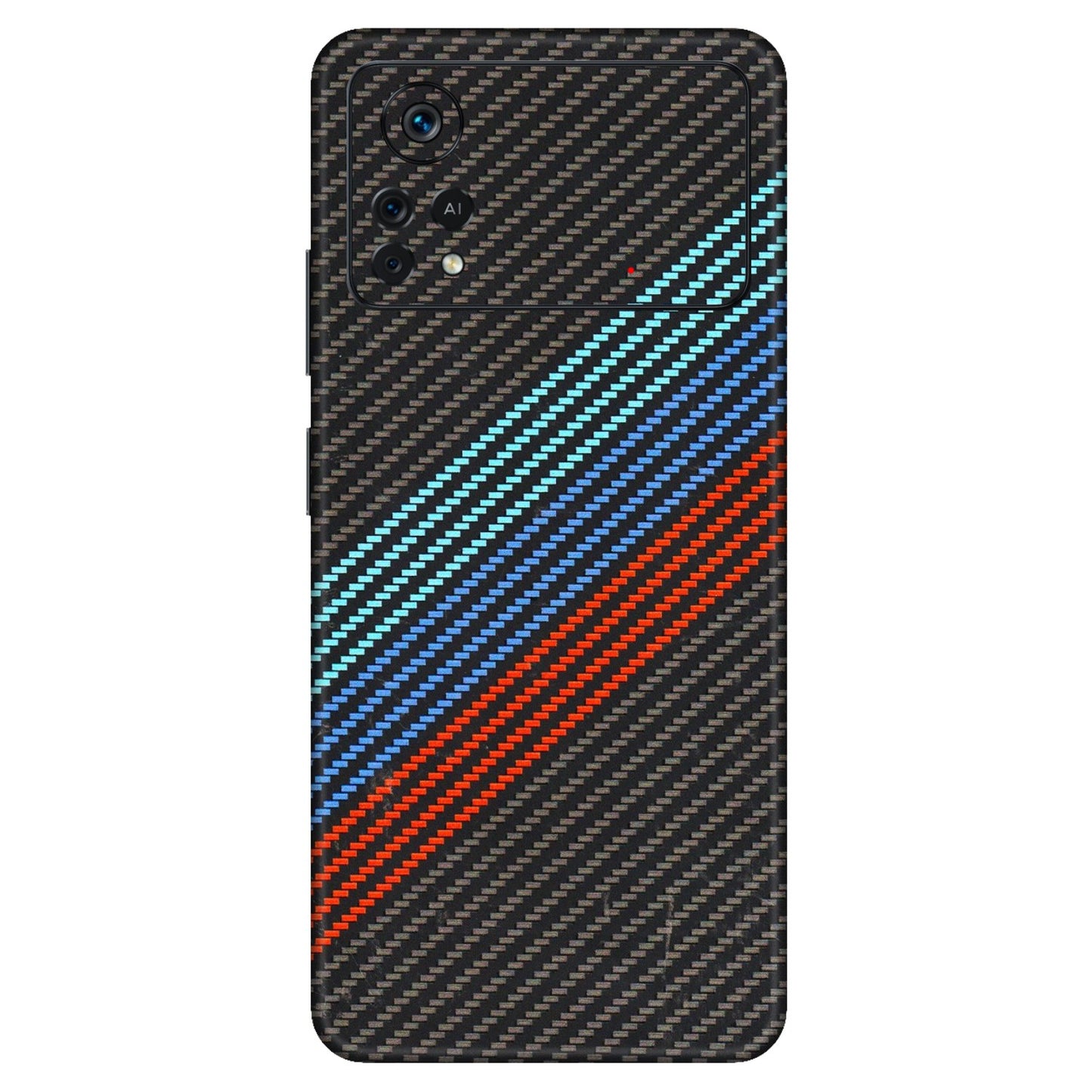 POCO Phone Skins (All Models) - Carbon BM - 3D Embossed Finish (L-302) Poco X4 PRO (5G)