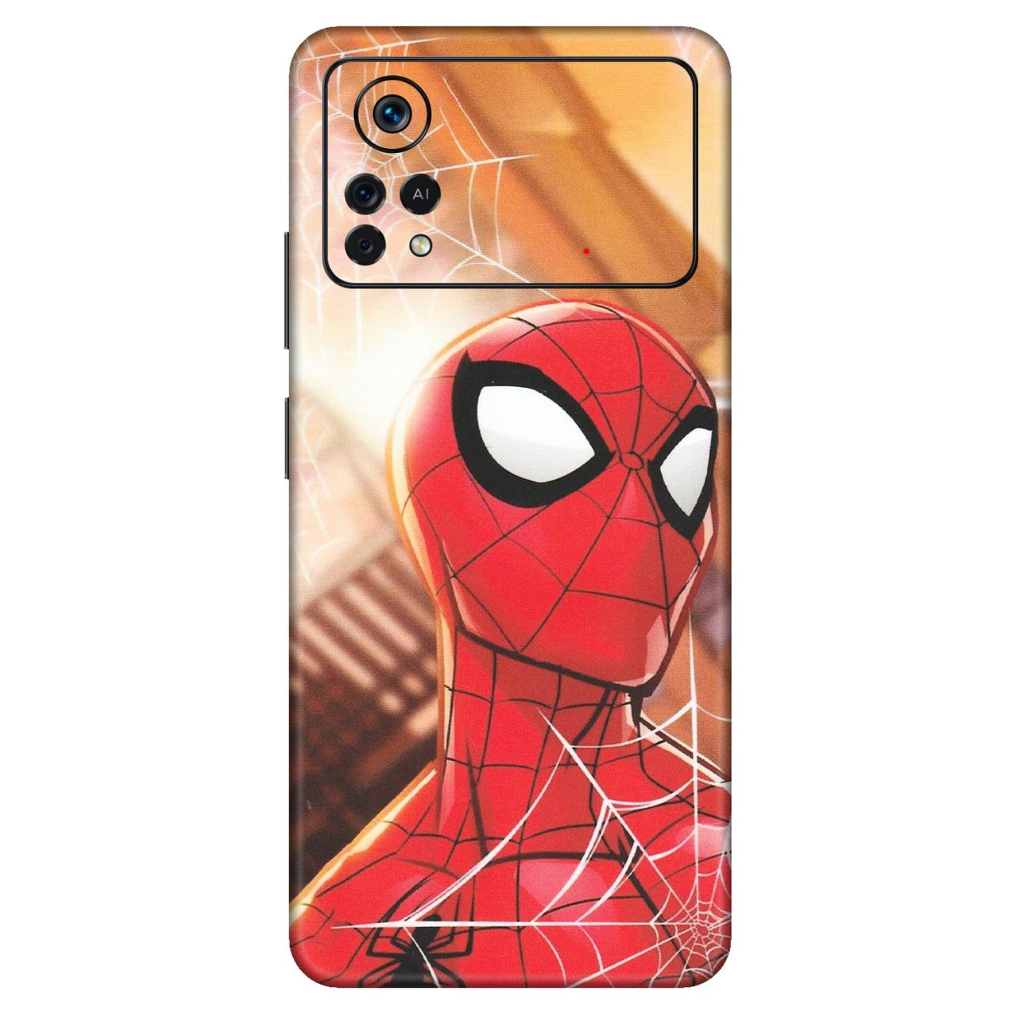 POCO Phone Skins (All Models) - Spiderman Face New - Matte Finish (M-41) Poco X4 PRO (5G)