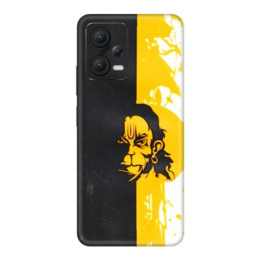 POCO Phone Skins (All Models) - Bajrangbali - 3D Embossed Finish (L-151) Poco X5 (5G)
