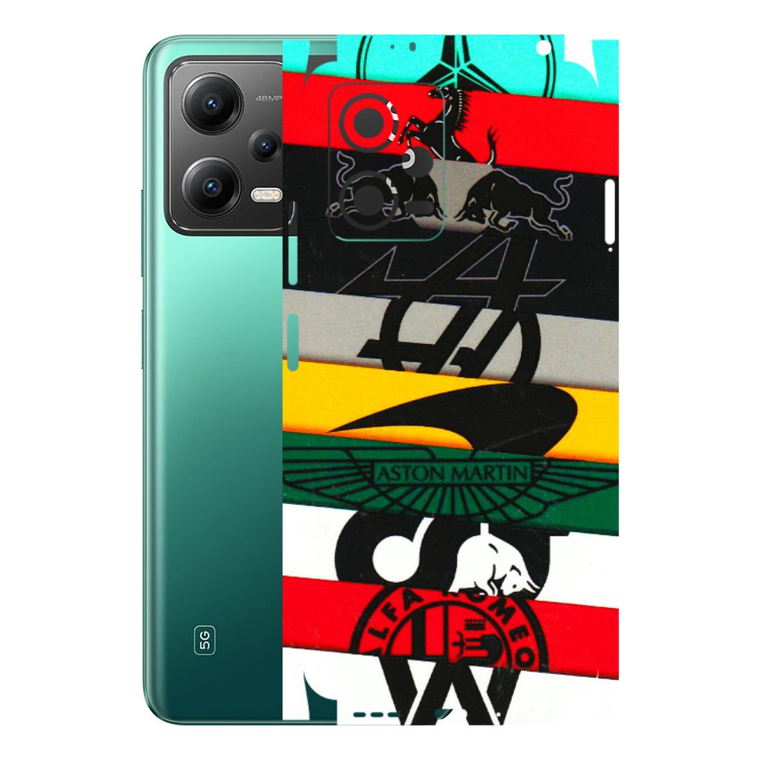 POCO Phone Skins (All Models) - Multi Designer Brands - 3D Embossed Finish (L-187) Poco X5 (5G)