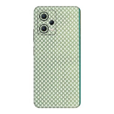 POCO Phone Skins (All Models) - Gucci Fabric Pattern - 3D Embossed Finish (L-73) Poco X5 (5G)
