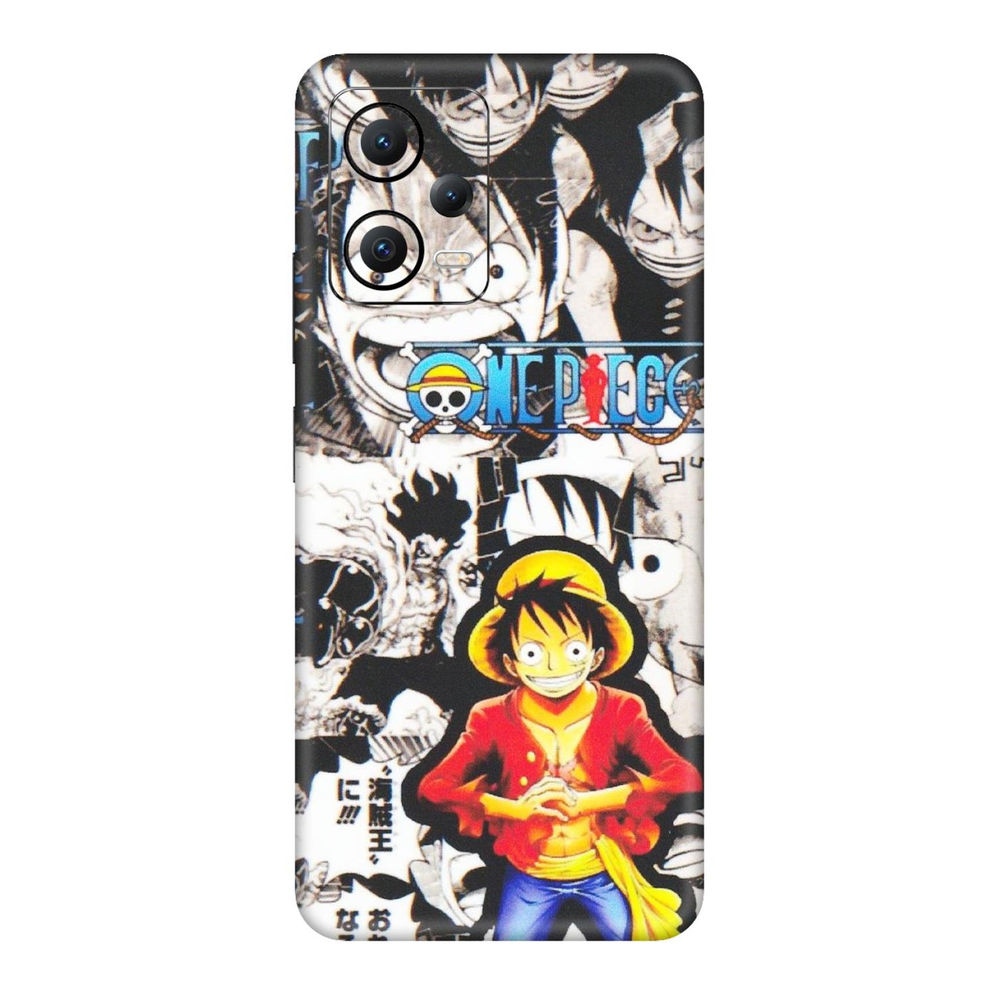 POCO Phone Skins (All Models) - One Piece B&W - Matte Finish (M-63) Poco X5 (5G)