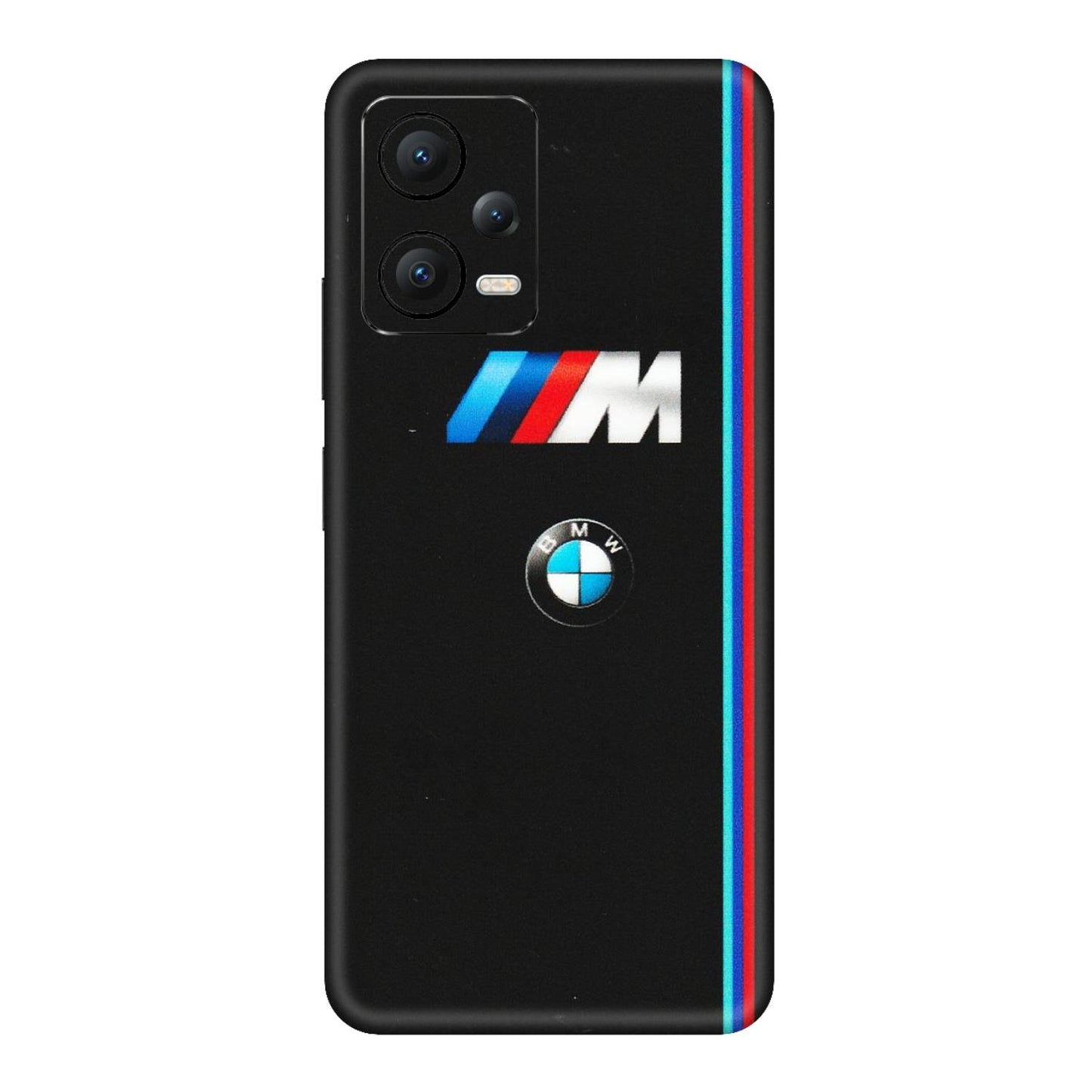 POCO Phone Skins (All Models) - Styling With Black BMW - Matte Finish (M-74) Poco X5 (5G)
