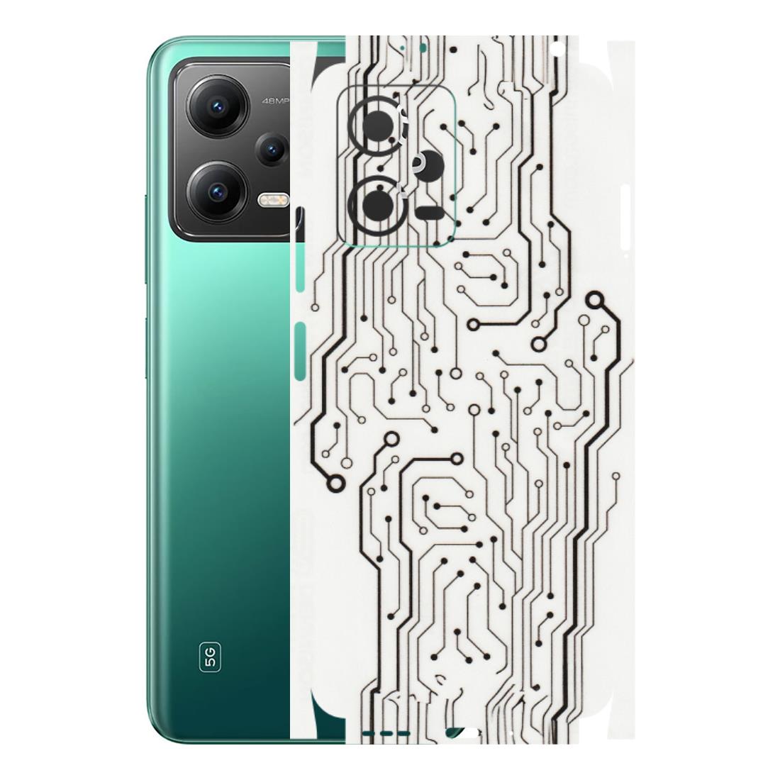 POCO Phone Skins (All Models) - Tech Circuits - Transparent Finish (T-03) Poco X5 (5G)