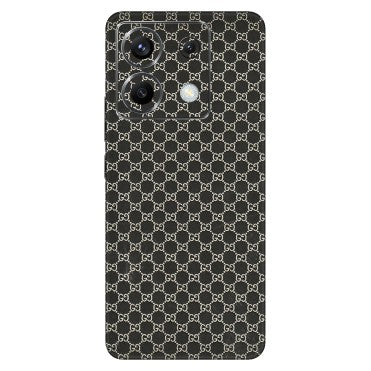 POCO Phone Skins (All Models) - Black G Print - 3D Embossed Finish (L-109) Poco X6 (5G)