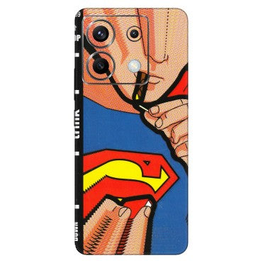 POCO Phone Skins (All Models) - Superman Sutta - 3D Embossed Finish (L-130) Poco X6 (5G)