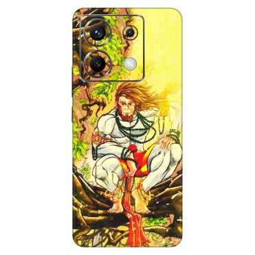 POCO Phone Skins (All Models) - Lord Hanuman - 3D Embossed Finish (L-152) Poco X6 (5G)