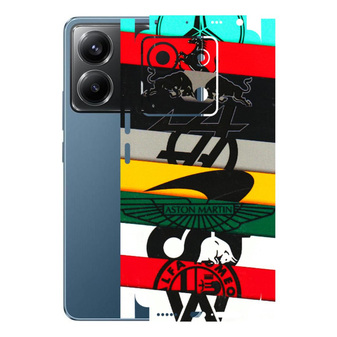 POCO Phone Skins (All Models) - Multi Designer Brands - 3D Embossed Finish (L-187) Poco X6 (5G)