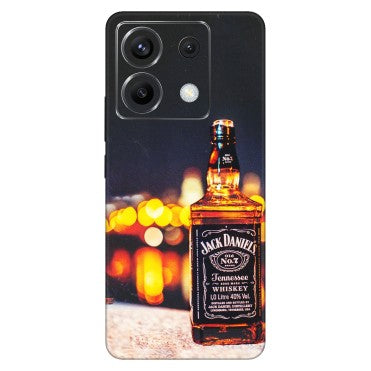 POCO Phone Skins (All Models) - JD Whiskey Bottle - 3D Embossed Finish (L-20) Poco X6 (5G)