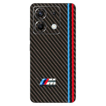POCO Phone Skins (All Models) - BM Carbon Fiber Feels - 3D Embossed Finish (L-38) Poco X6 (5G)