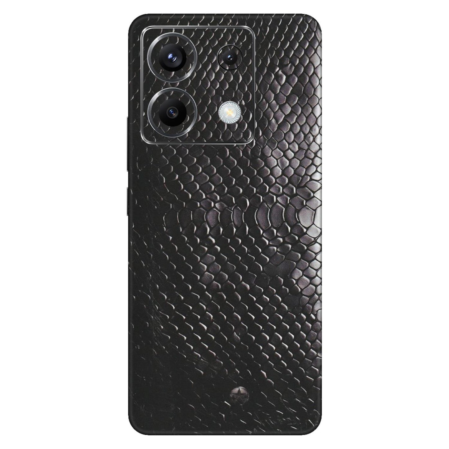 POCO Phone Skins (All Models) - Black Snack Leather - Matte Finish (M-147) Poco X6 (5G)