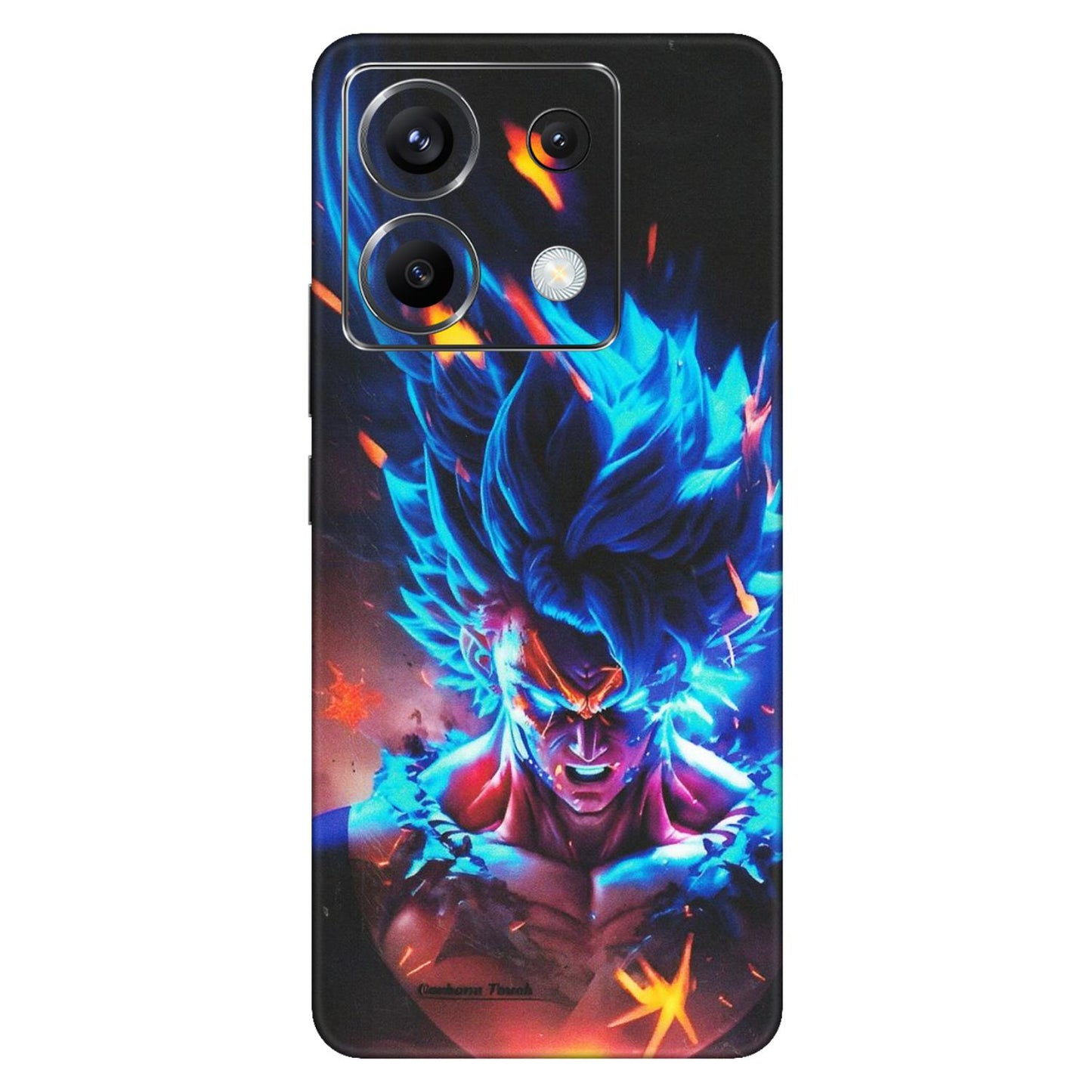 POCO Phone Skins (All Models) - Angry Goku Dragon Ball Anime - Matte Finish (M-150) Poco X6 (5G)