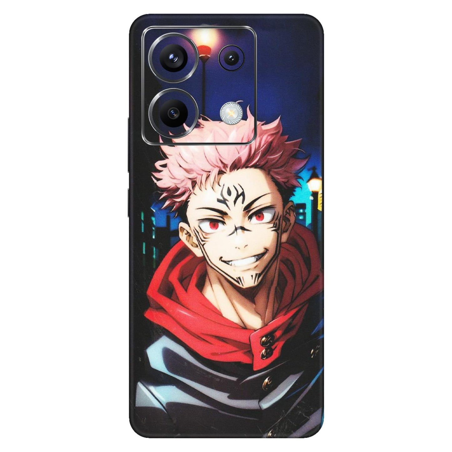 POCO Phone Skins (All Models) - Yuji Itadori Funny Face Anime - Matte Finish (M-152) Poco X6 (5G)