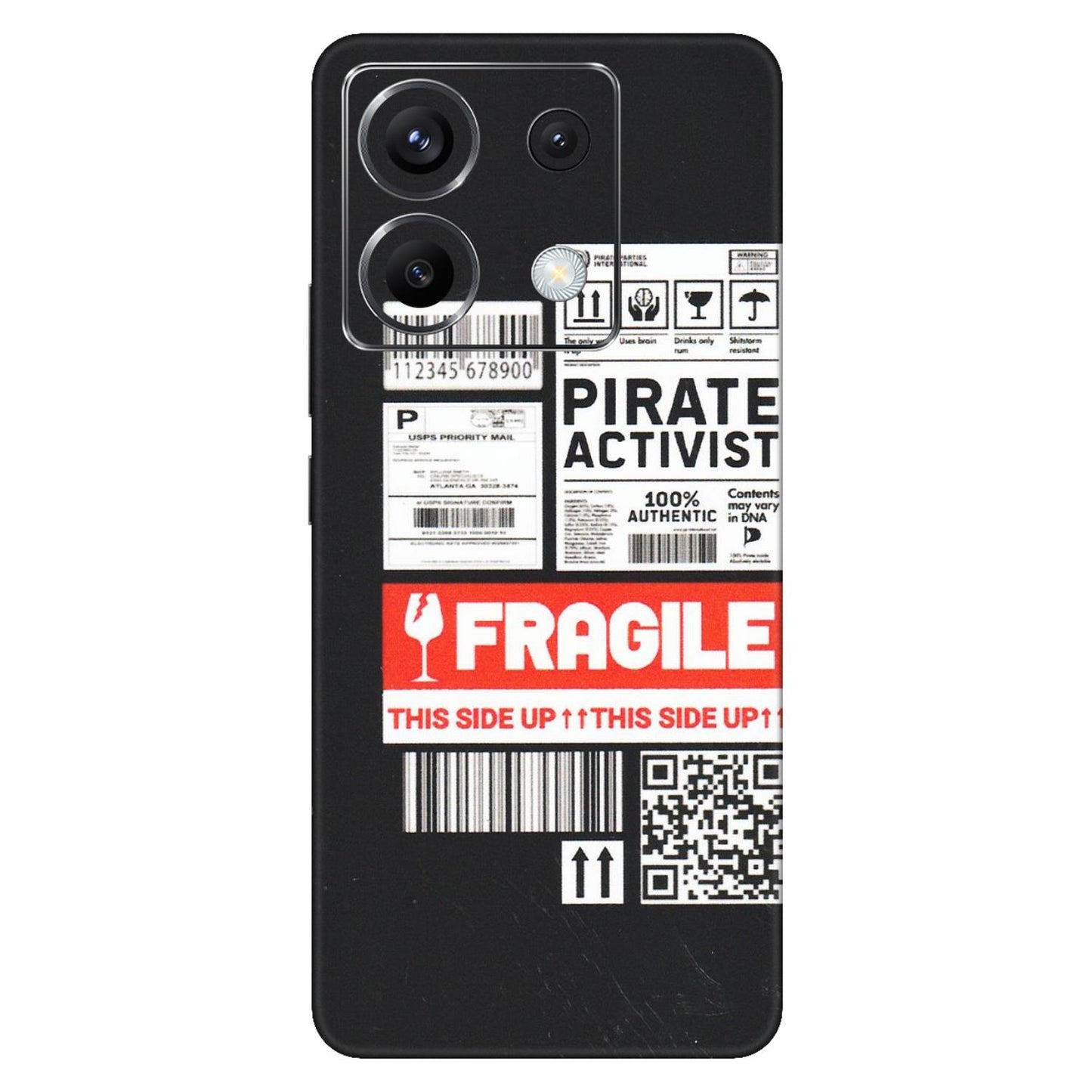 POCO Phone Skins (All Models) - Handle With Care - Matte Finish (M-99) Poco X6 (5G)