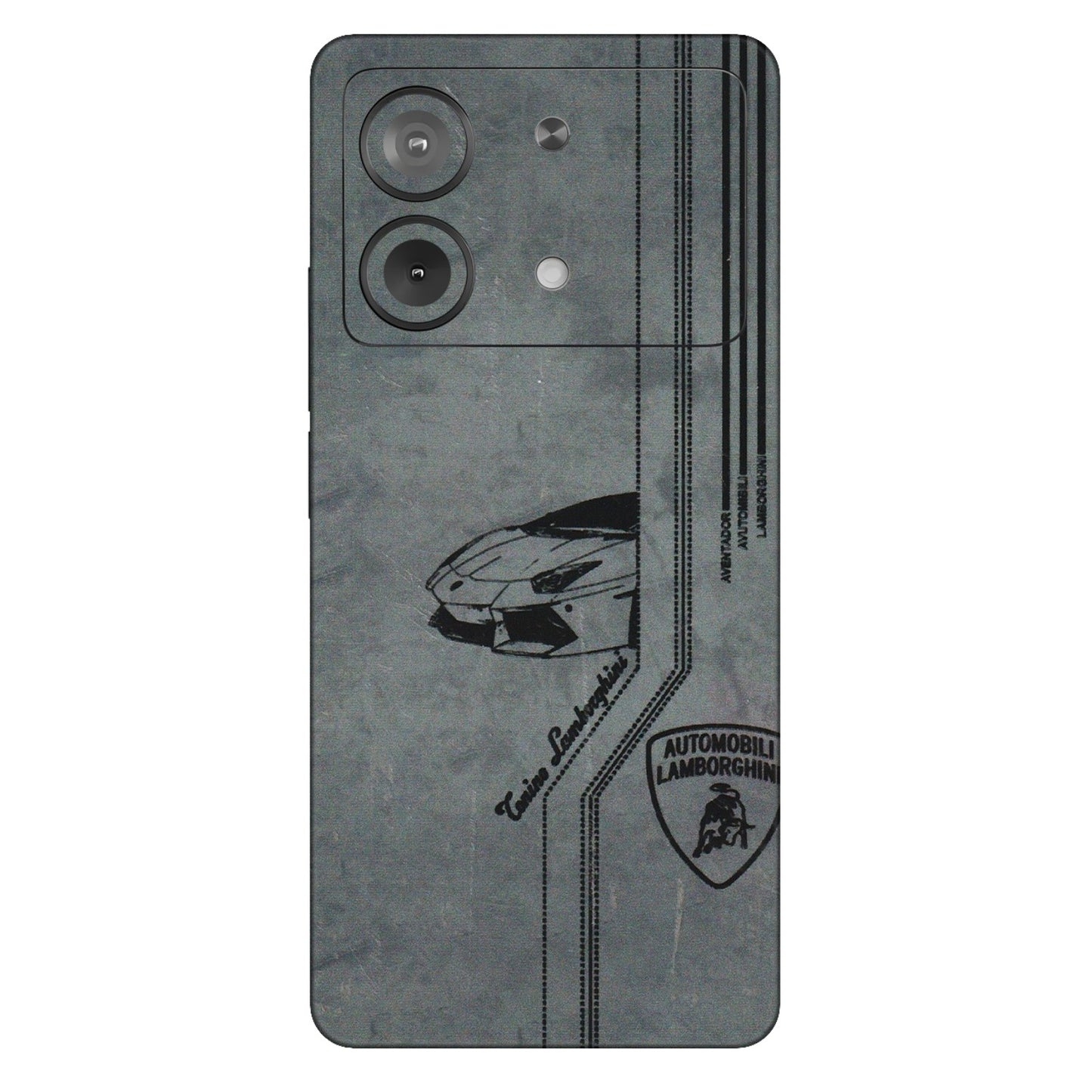 POCO Phone Skins (All Models) - New Lamborgini Aventador - 3D Embossed Finish (L-321) Poco X6 NEO (5G)