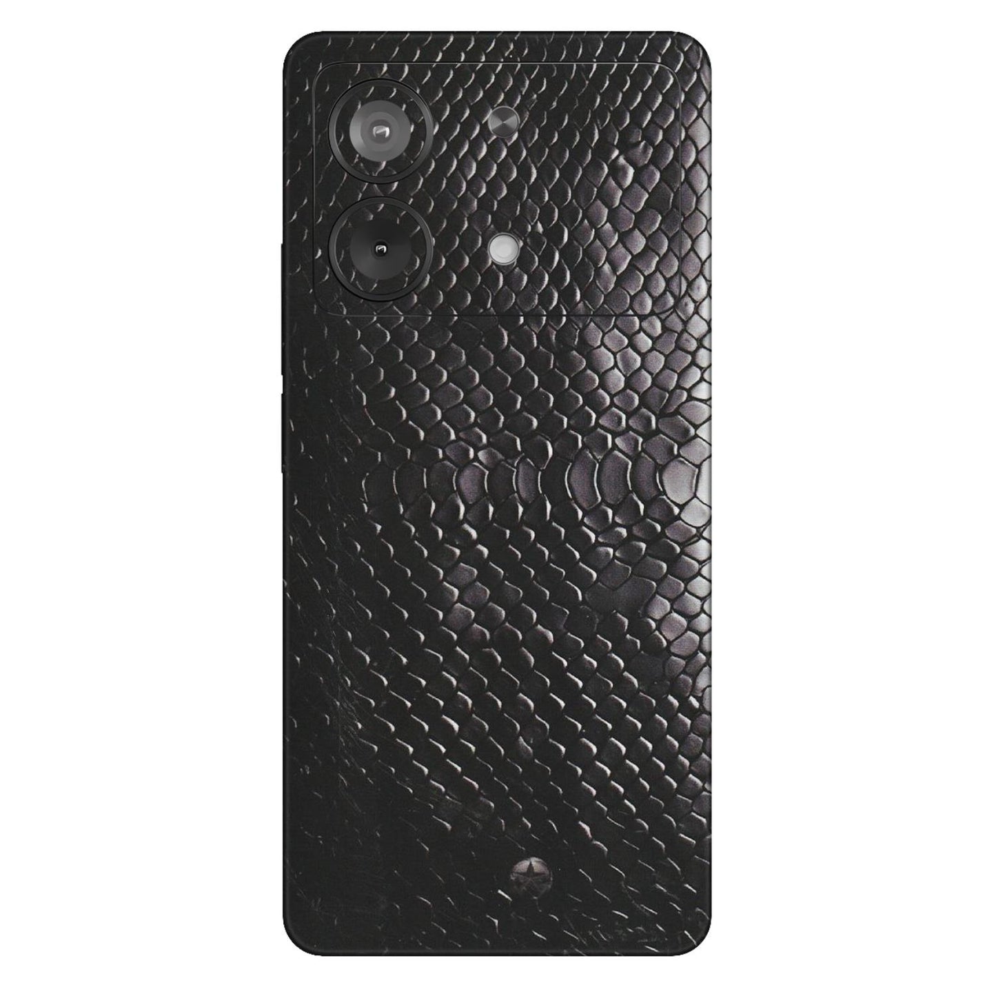 POCO Phone Skins (All Models) - Black Snack Leather - Matte Finish (M-147) Poco X6 NEO (5G)