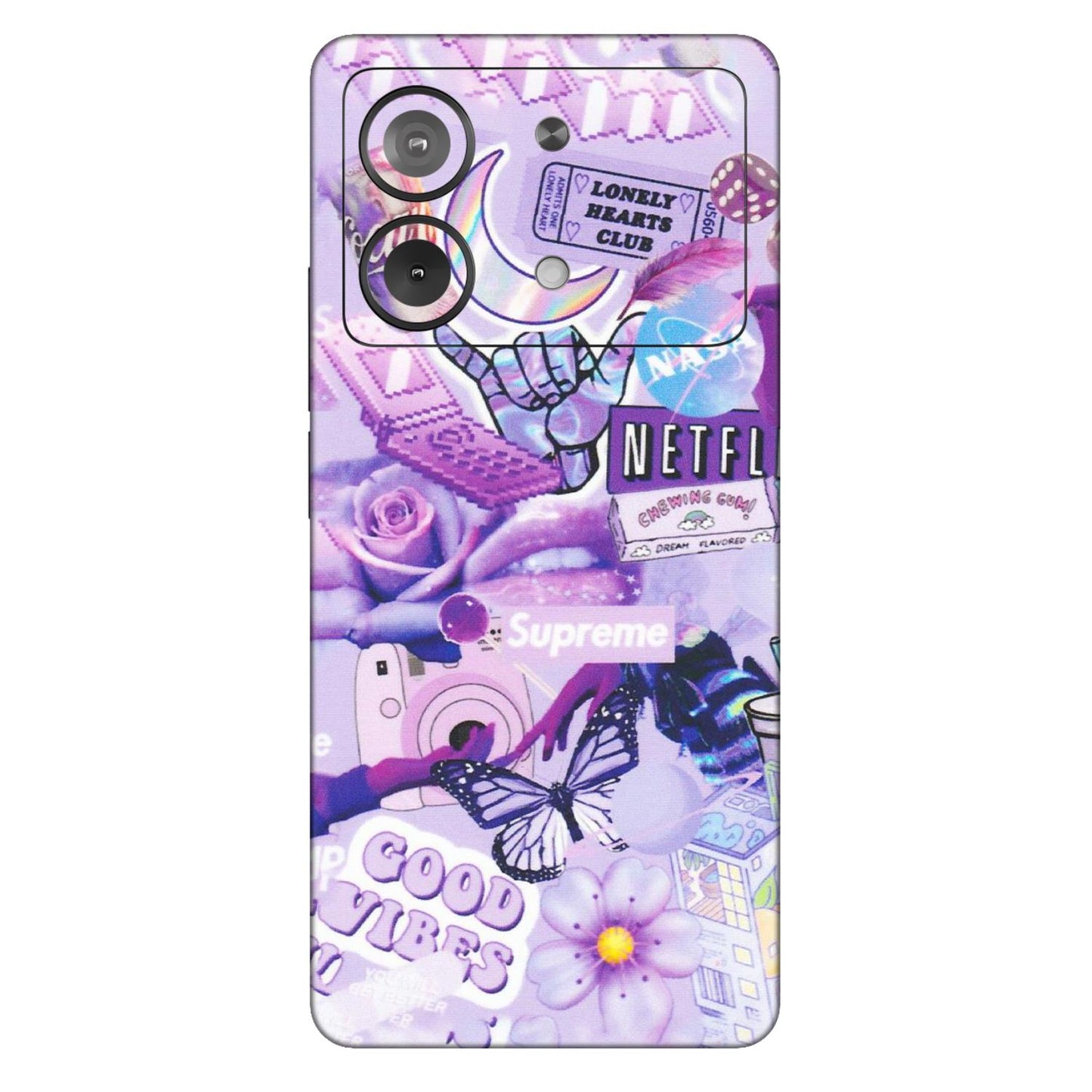 POCO Phone Skins (All Models) - Supreme Purple Magic - Matte Finish (M-88) Poco X6 NEO (5G)