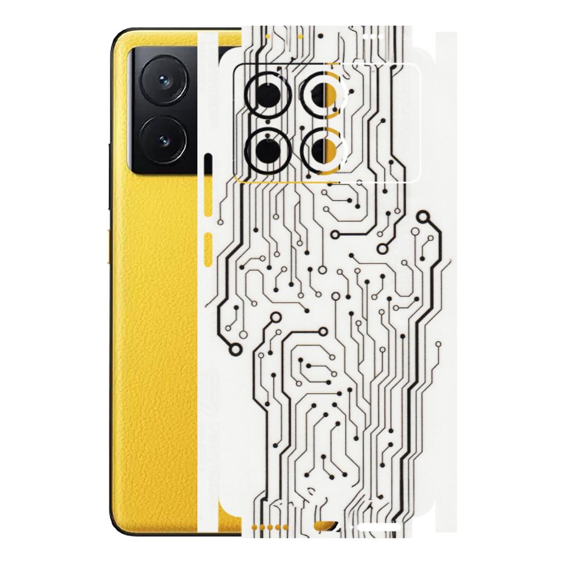 POCO Phone Skins (All Models) - Tech Circuits - Transparent Finish (T-03) Poco X6 PRO (5G)