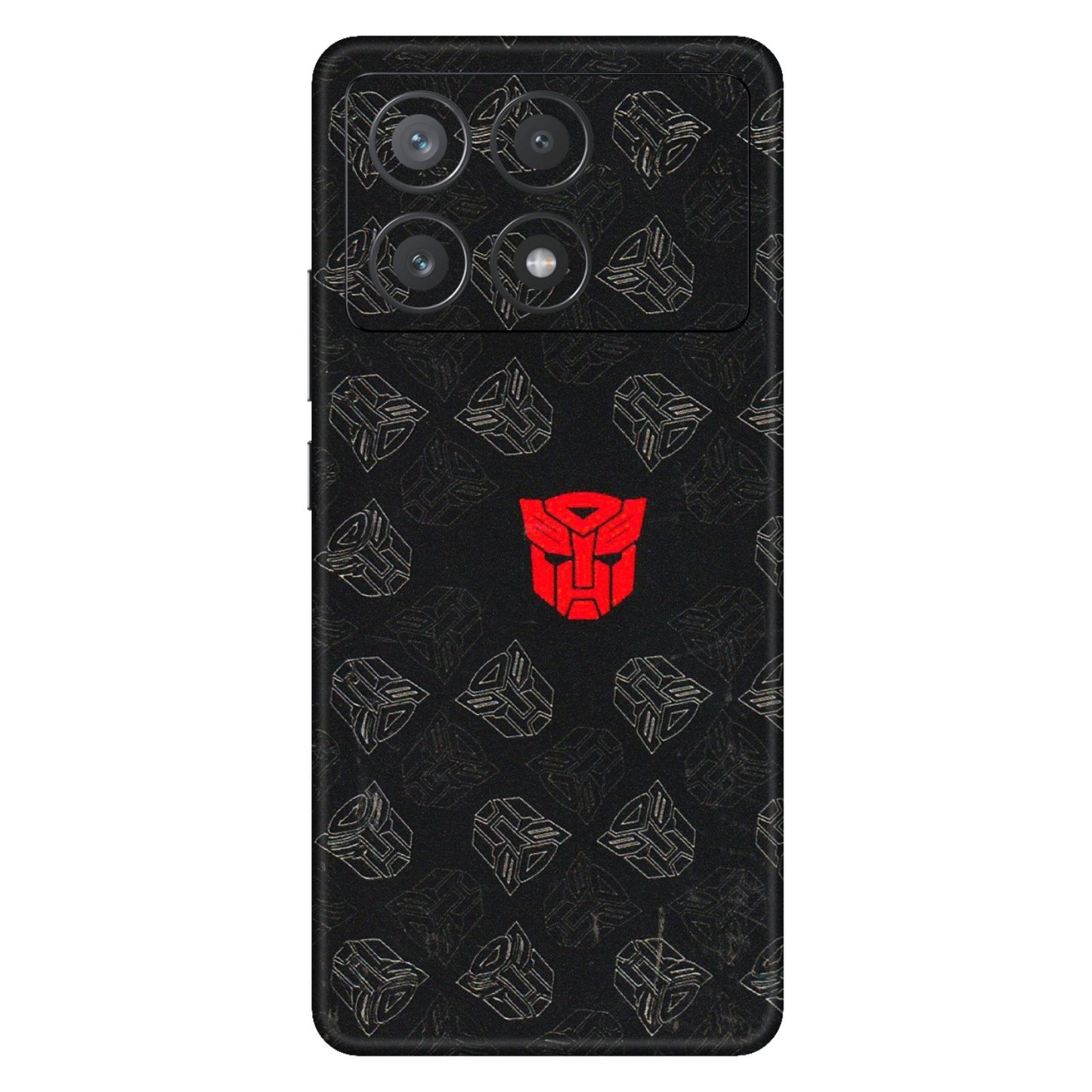 POCO Phone Skins (All Models) - Transformers Devastation - 3D Embossed Finish (L-301) Poco X6 PRO (5G)