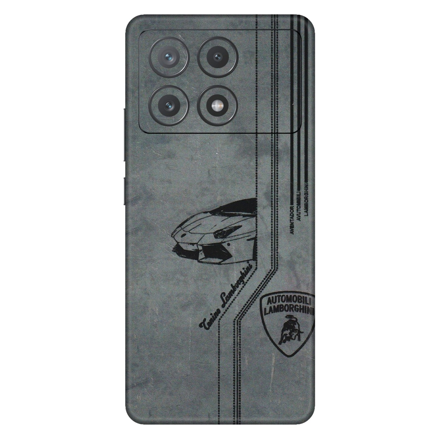 POCO Phone Skins (All Models) - New Lamborgini Aventador - 3D Embossed Finish (L-321) Poco X6 PRO (5G)