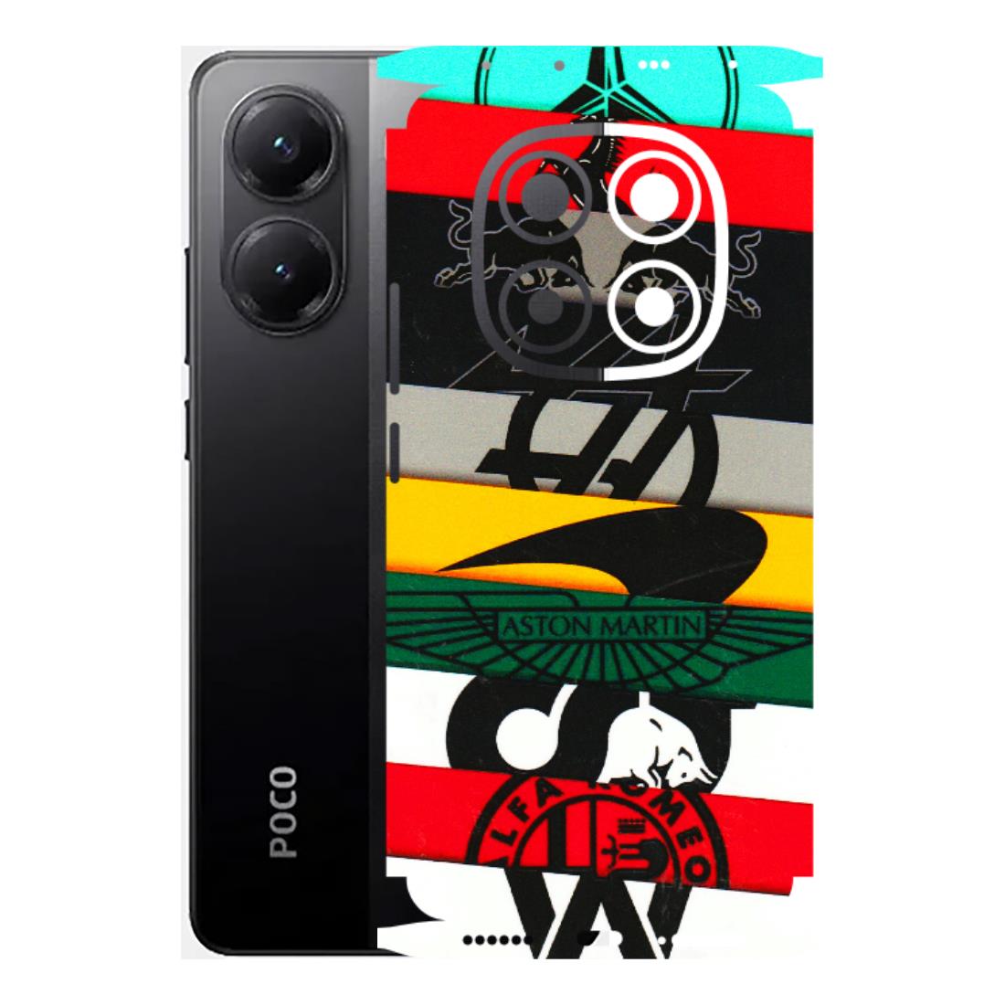 POCO Phone Skins (All Models) - Multi Designer Brands - 3D Embossed Finish (L-187) Poco X7 5G