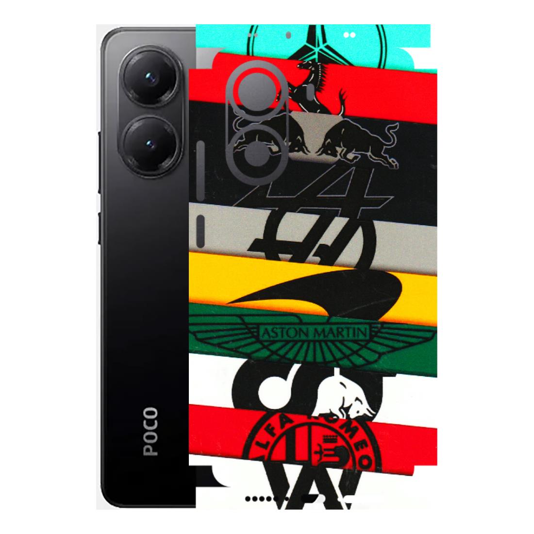 POCO Phone Skins (All Models) - Multi Designer Brands - 3D Embossed Finish (L-187) Poco X7 PRO