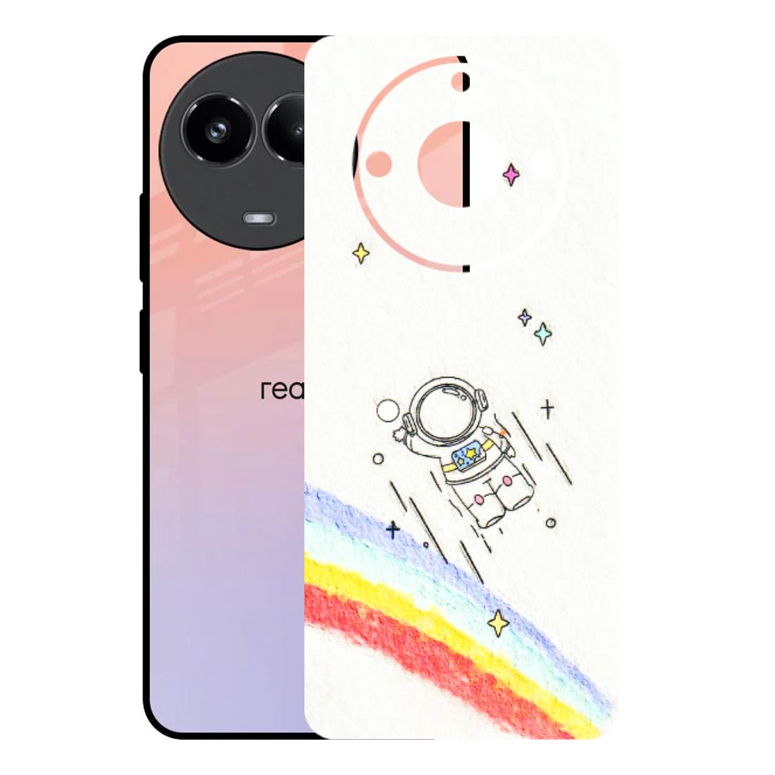 Realme Phone Skins (All Models) - Milkyway Astronaut - 3D Embossed Finish (L-110) Realme 11 (5G)