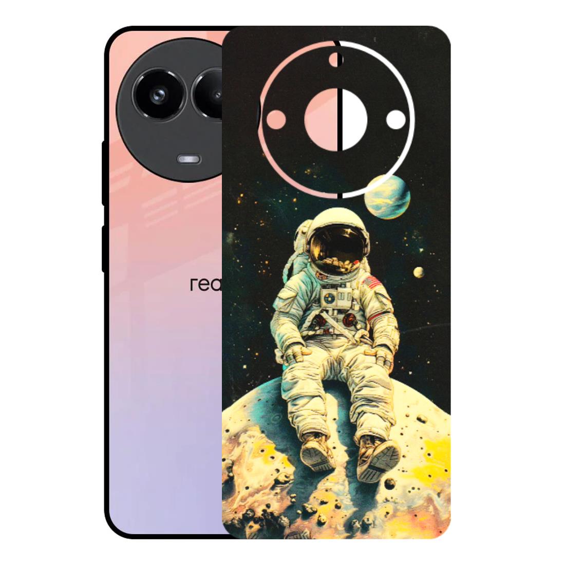 Realme Phone Skins (All Models) - Astronaut in Space - 3D Embossed Finish (L-16) Realme 11 (5G)