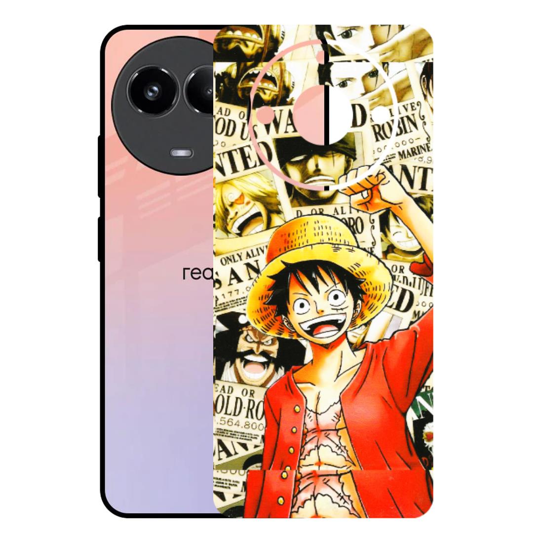 Realme Phone Skins (All Models) - Luffy Anime - 3D Embossed Finish (L-177) Realme 11 (5G)