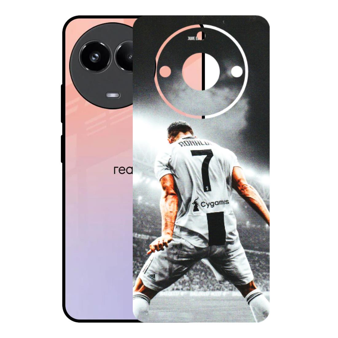 Realme Phone Skins (All Models) - Ronaldo CR7 Crazy - 3D Embossed Finish (L-44) Realme 11 (5G)