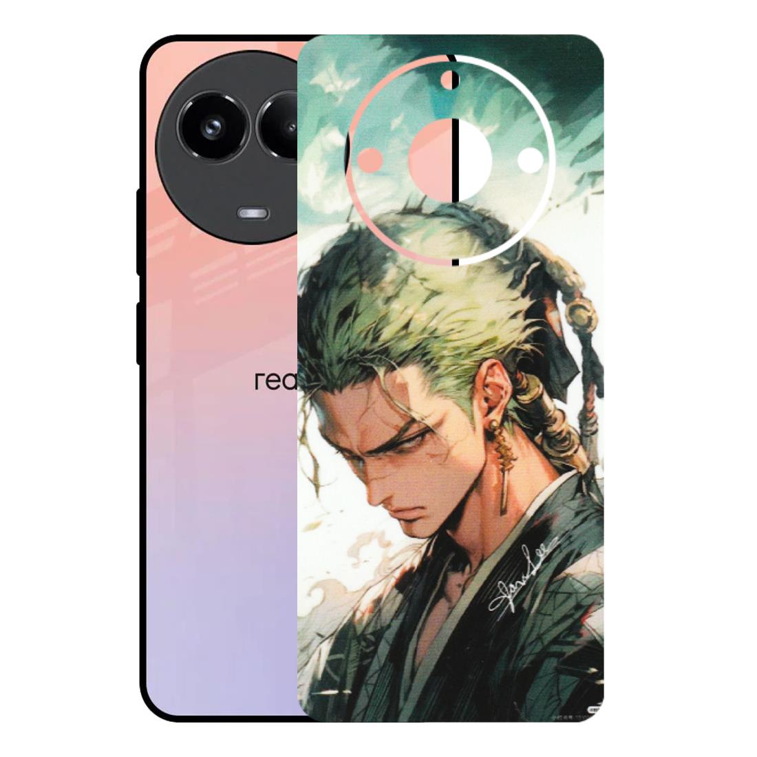 Realme Phone Skins (All Models) - New Roronoa Zoro One Picece Anime - Matte Finish (M-140) Realme 11 (5G)