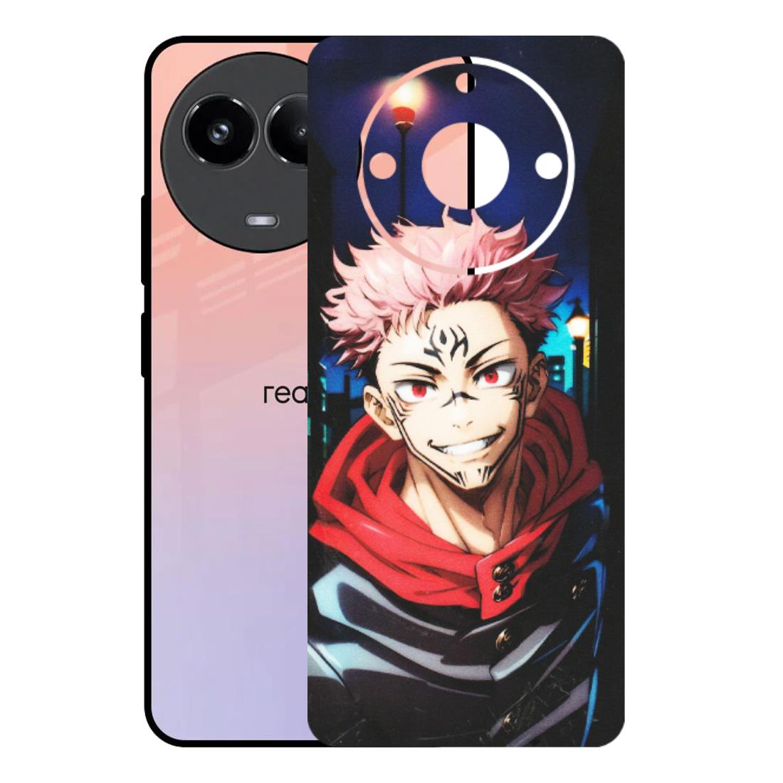 Realme Phone Skins (All Models) - Yuji Itadori Funny Face Anime - Matte Finish (M-152) Realme 11 (5G)