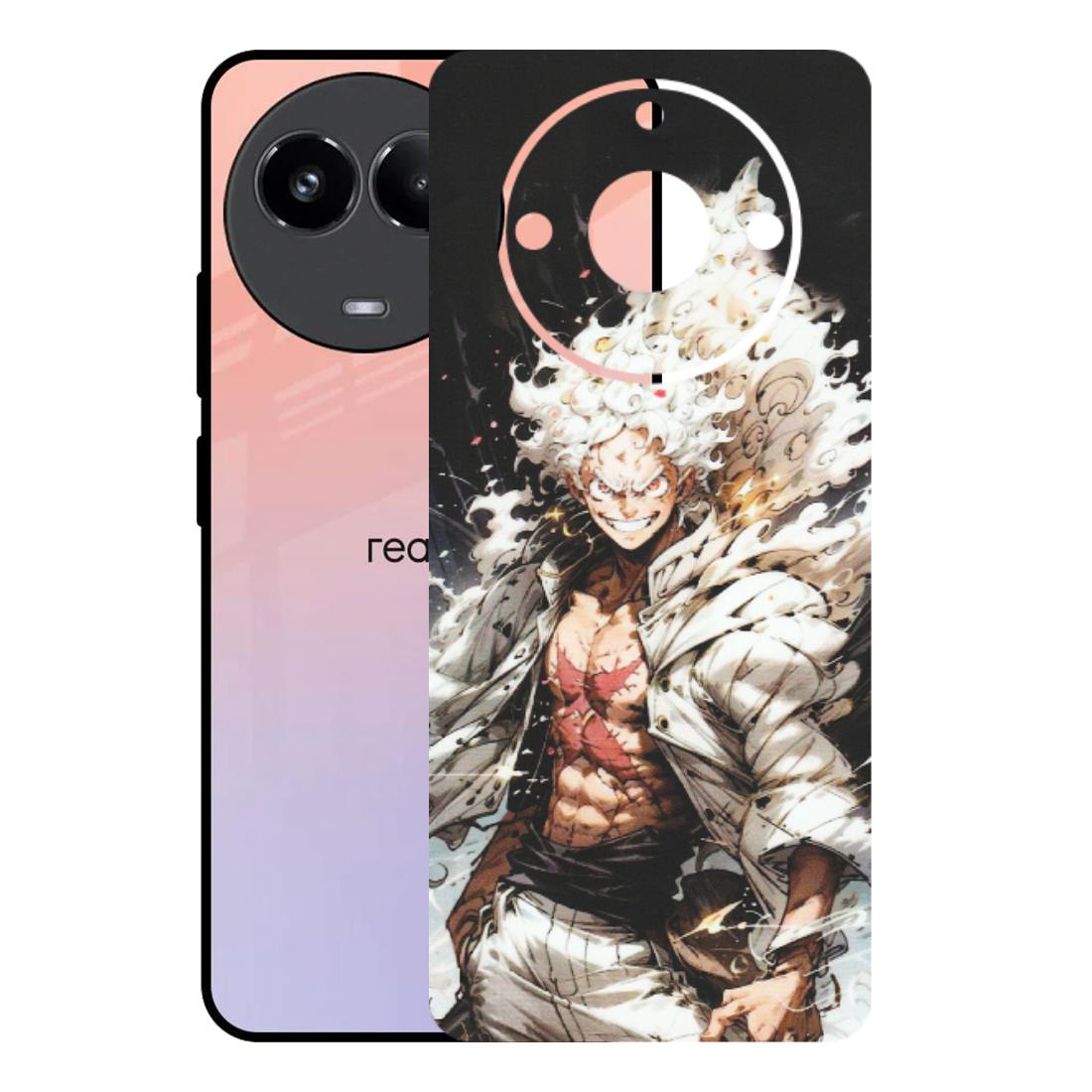 Realme Phone Skins (All Models) - Anime Angry Classy Character - Matte Finish (M-34) Realme 11 (5G)