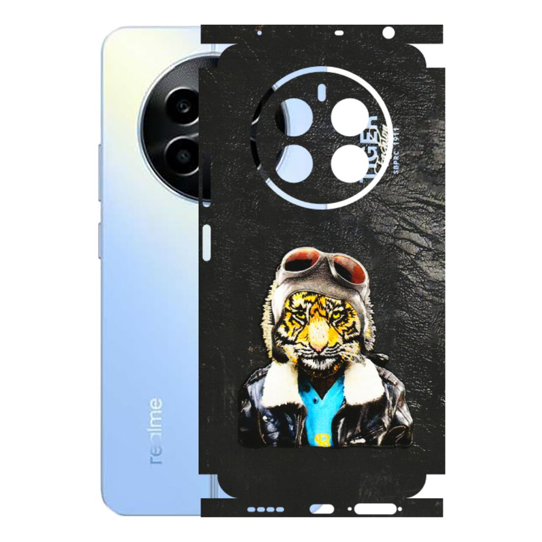 Realme Phone Skins (All Models) - Rider Tiger - 3D Embossed Finish (L-113) Realme 13