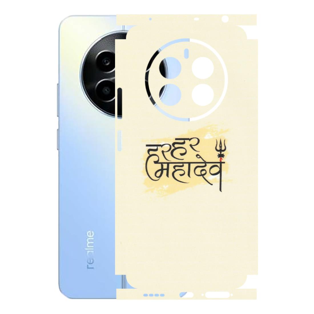 Realme Phone Skins (All Models) - Har Har Mahadev - Matte Finish (M-10) Realme 13