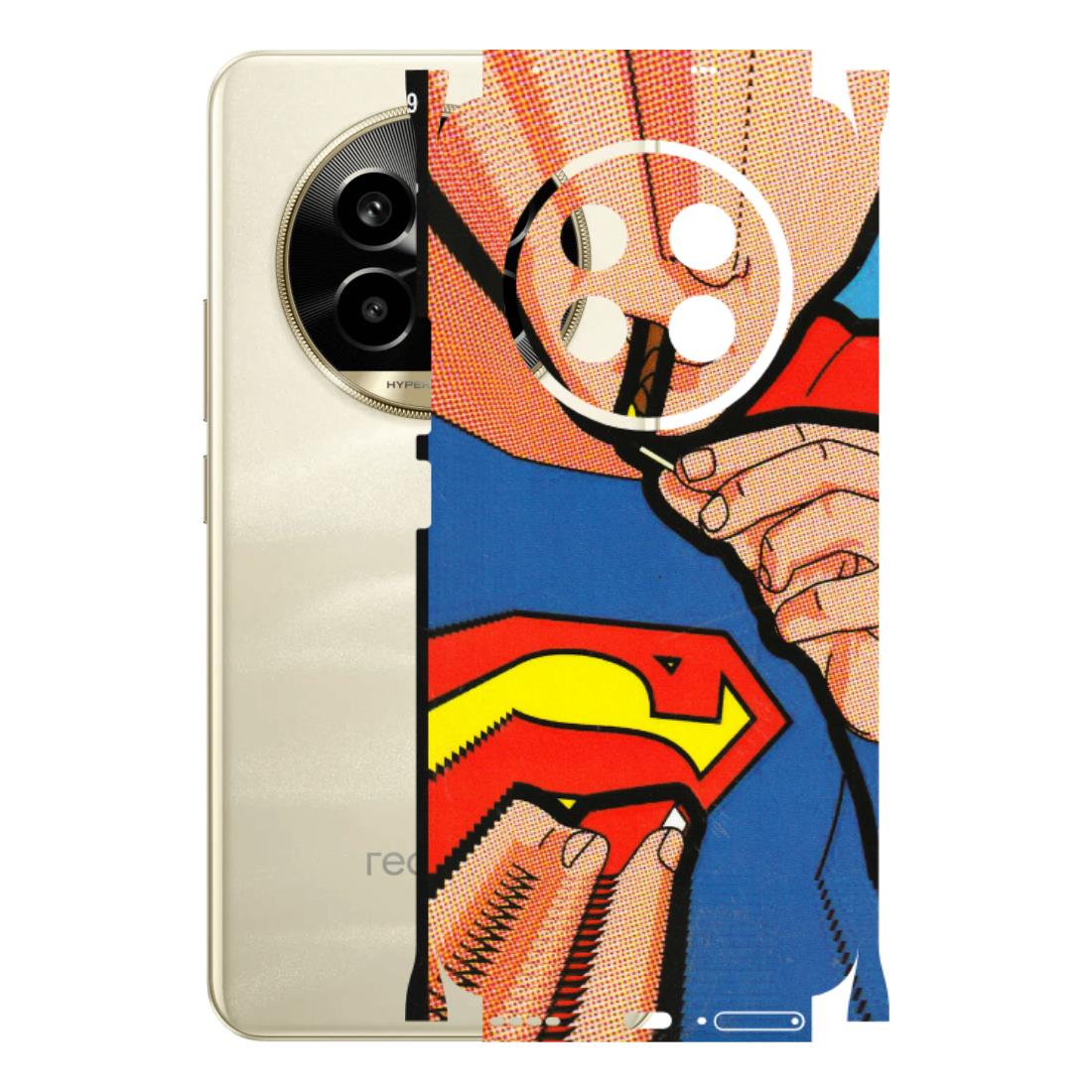 Realme Phone Skins (All Models) - Superman Sutta - 3D Embossed Finish (L-130) Realme 14 Pro Lite