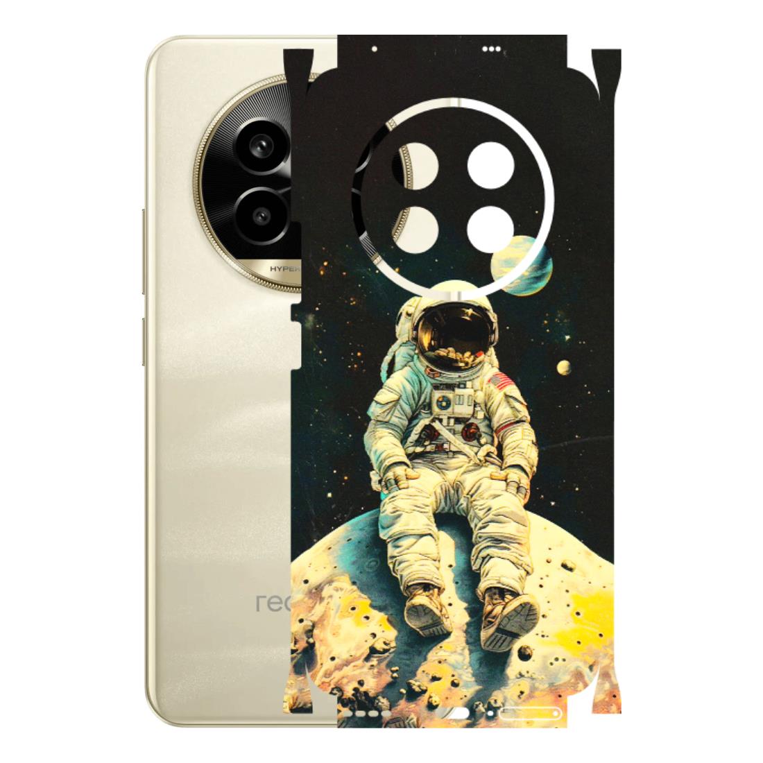 Realme Phone Skins (All Models) - Astronaut in Space - 3D Embossed Finish (L-16) Realme 14 Pro Lite
