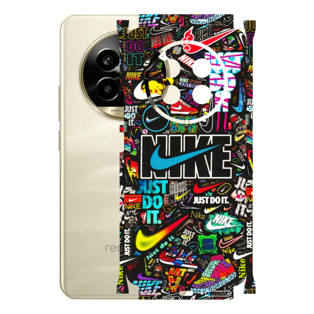 Realme Phone Skins (All Models) - Just Do It Doodles - 3D Embossed Finish (L-166) Realme 14 Pro Lite