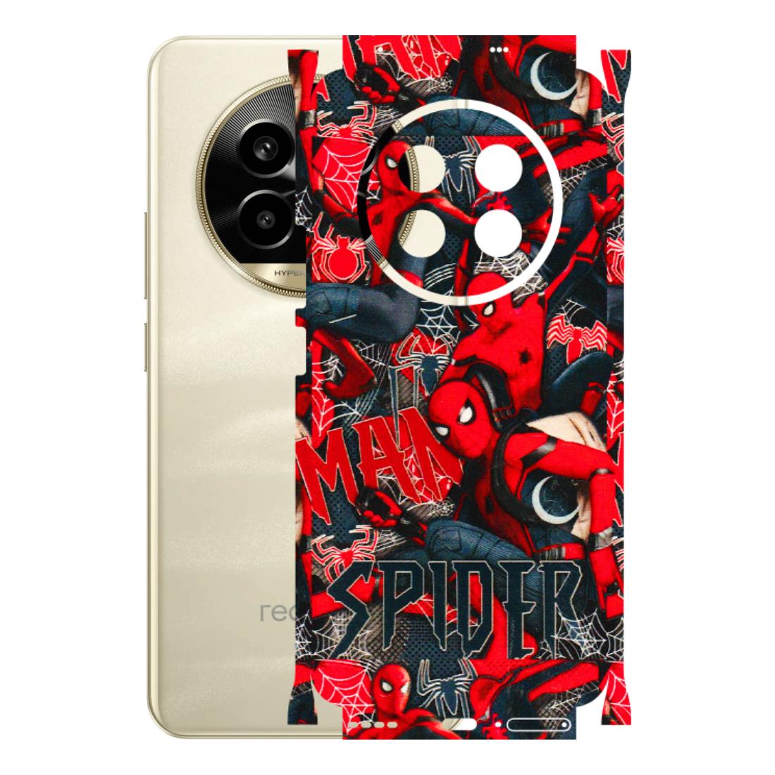 Realme Phone Skins (All Models) - SpiderMan Cool - 3D Embossed Finish (L-188) Realme 14 Pro Lite
