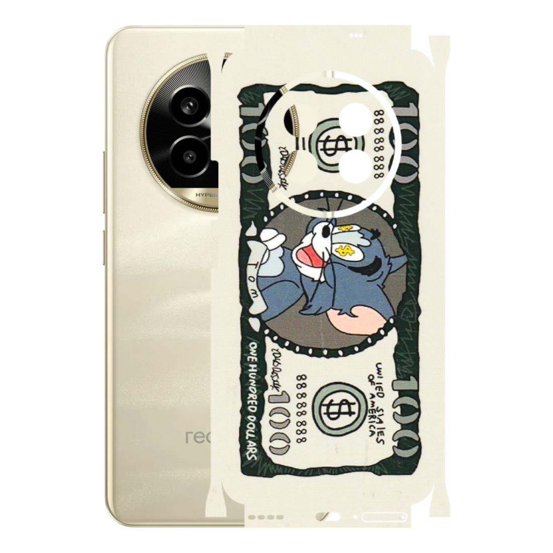 Realme Phone Skins (All Models) - Tom Hundred Dollar - 3D Embossed Finish (L-324) Realme 14 Pro Lite