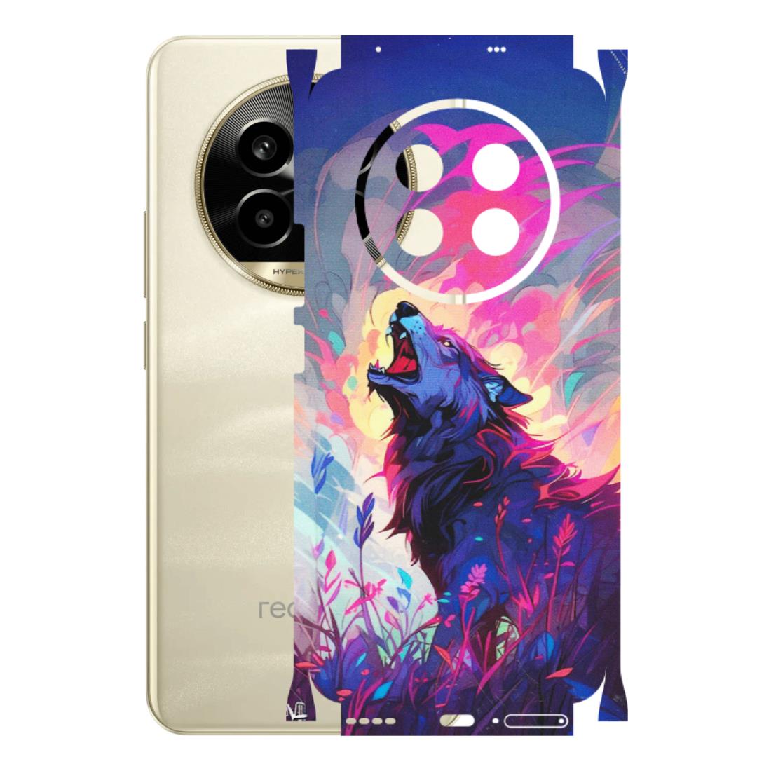 Realme Phone Skins (All Models) - New Wild Wolf Abstract - Matte Finish (M-125) Realme 14 Pro Lite